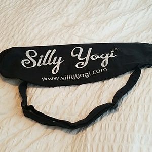 Silly yogi mat bag